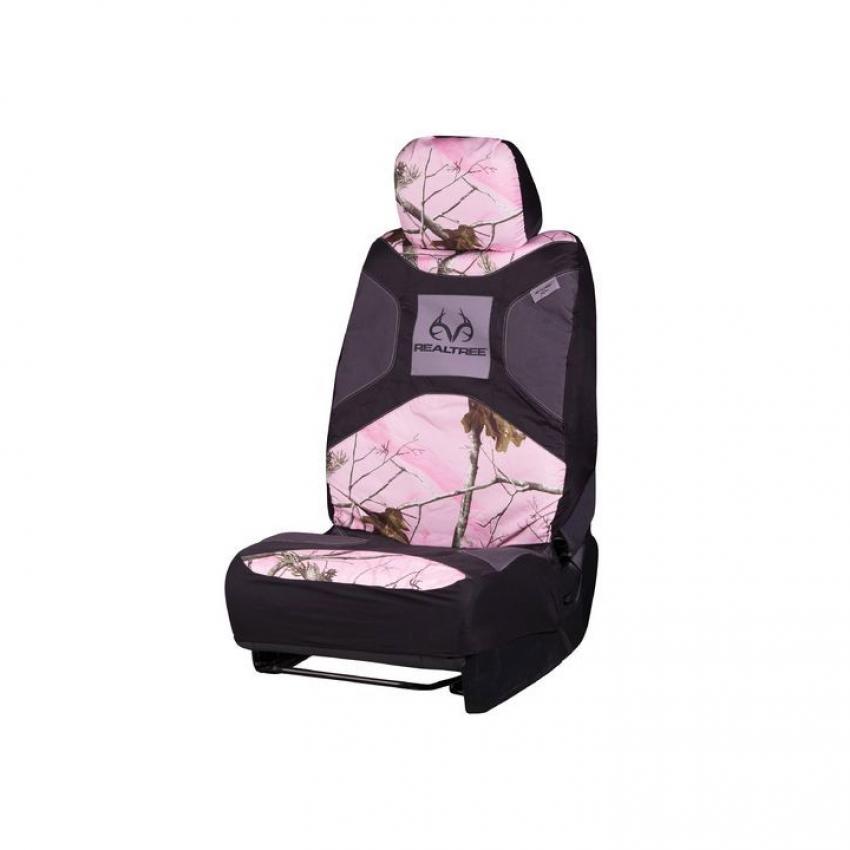 Realtree Pink Camo Low-Back Seat Cover