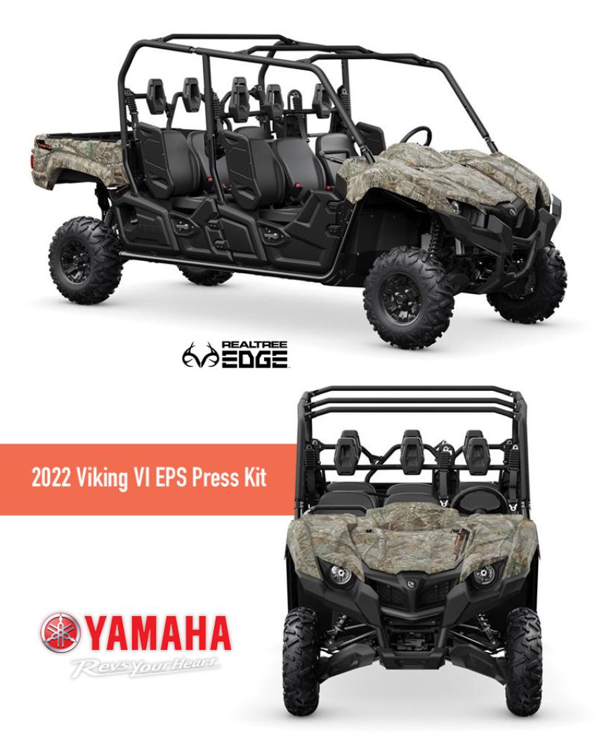 2022 Yamaha Viking VI EPS Press Kit in Realtree EDGE