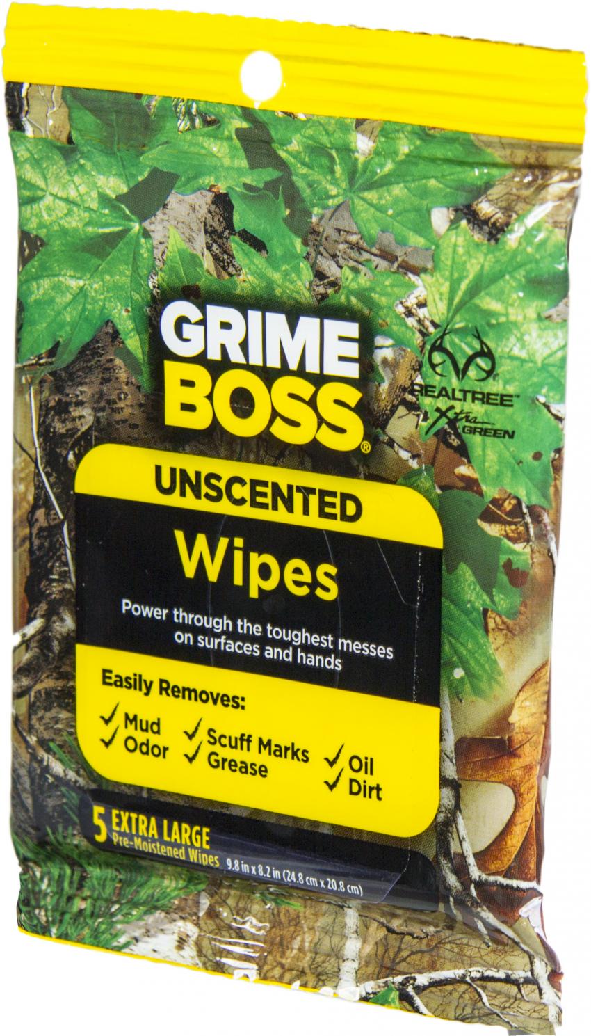 Realtree Black Grime Boss Wipe 5 ct | Realtree B2B