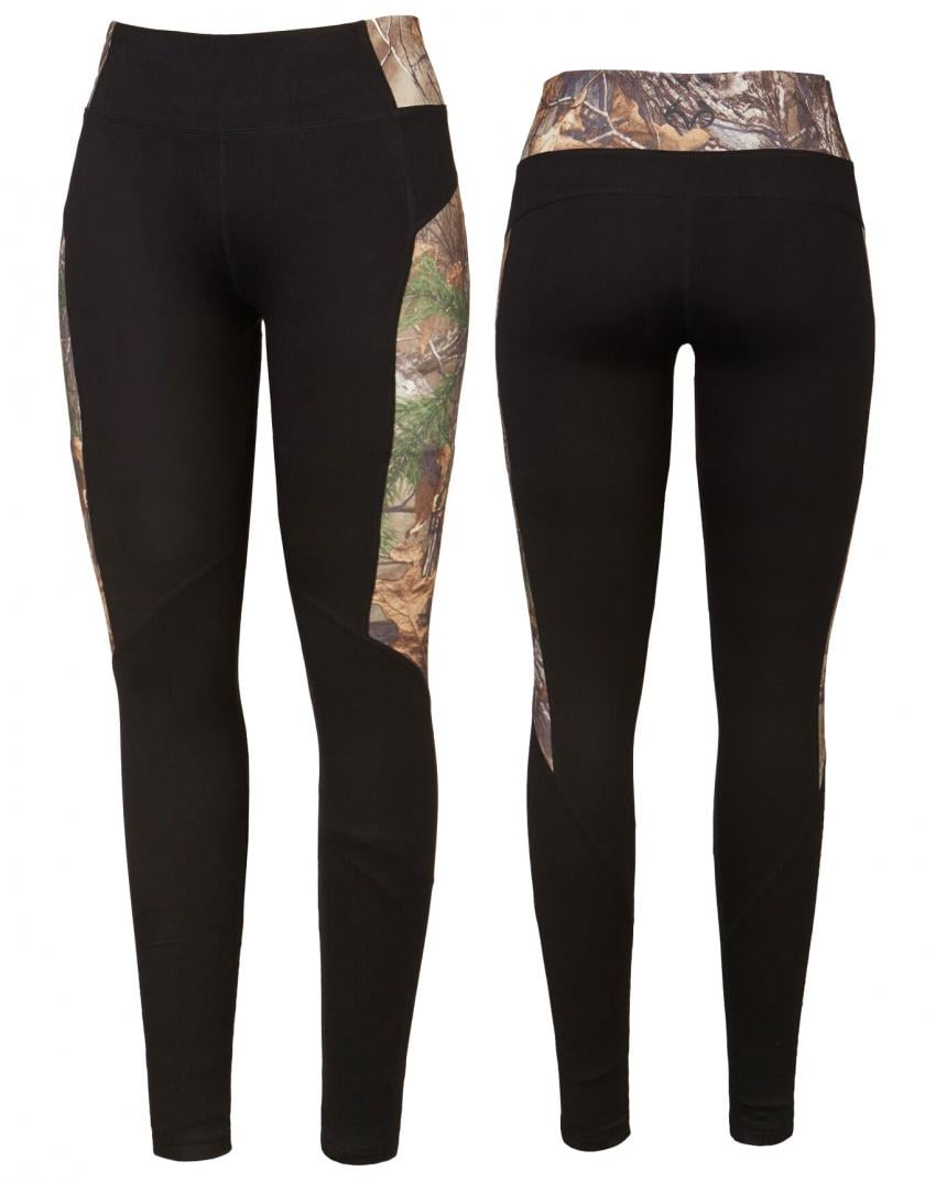 Realtree women's Activewear Black Camo pants | Realtree B2B