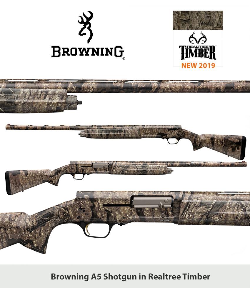 Browning A5 shotgun in Realtree Timber 2019