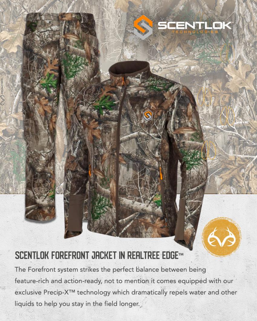  ScentLok Forefront Men’s and Women’s Jacket and Pant in Realtree EDGE