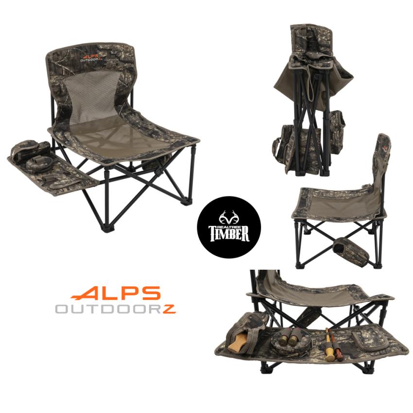 2022 ALPS OutdoorZ High Ridge Folding Chair in Realtree Timber