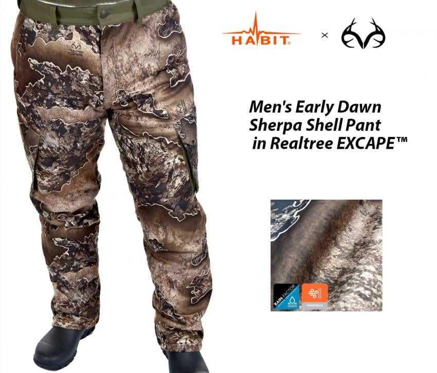 Realtree Excape Men's Early Dawn Sherpa Shell Pant