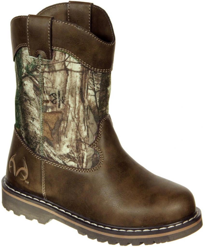 realtree camo montana jr boots for boys