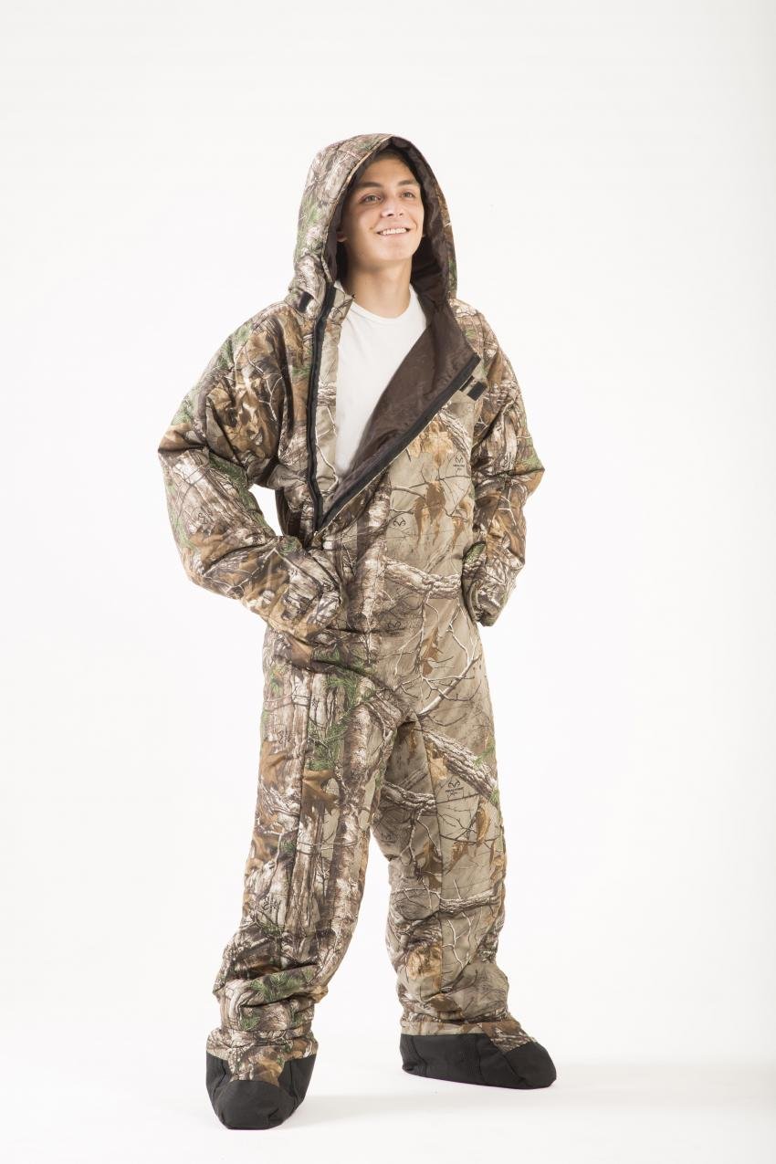 realtree selkbag camo pursuit youth sleeping bed suit