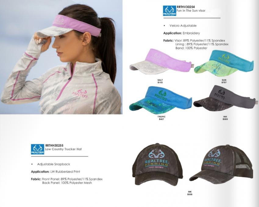 Realtree Fishing Visor Hats for Women | Fall 2019 Collection
