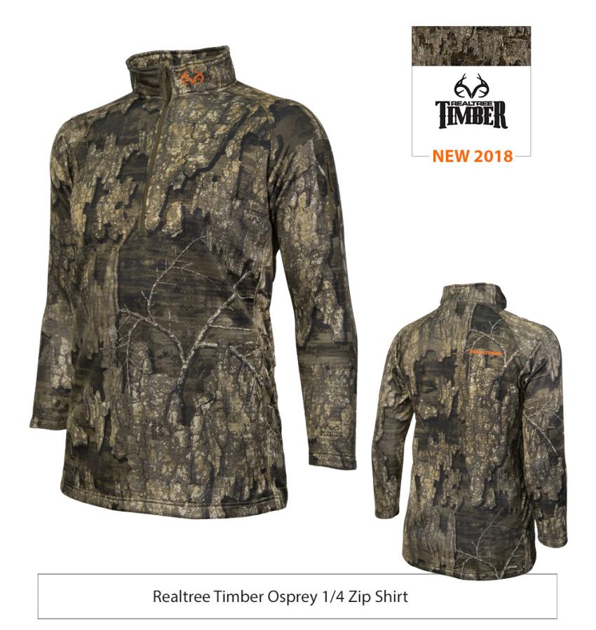 Realtree Timber Osprey 1/4 Zip Shirt | Realtree EDGE