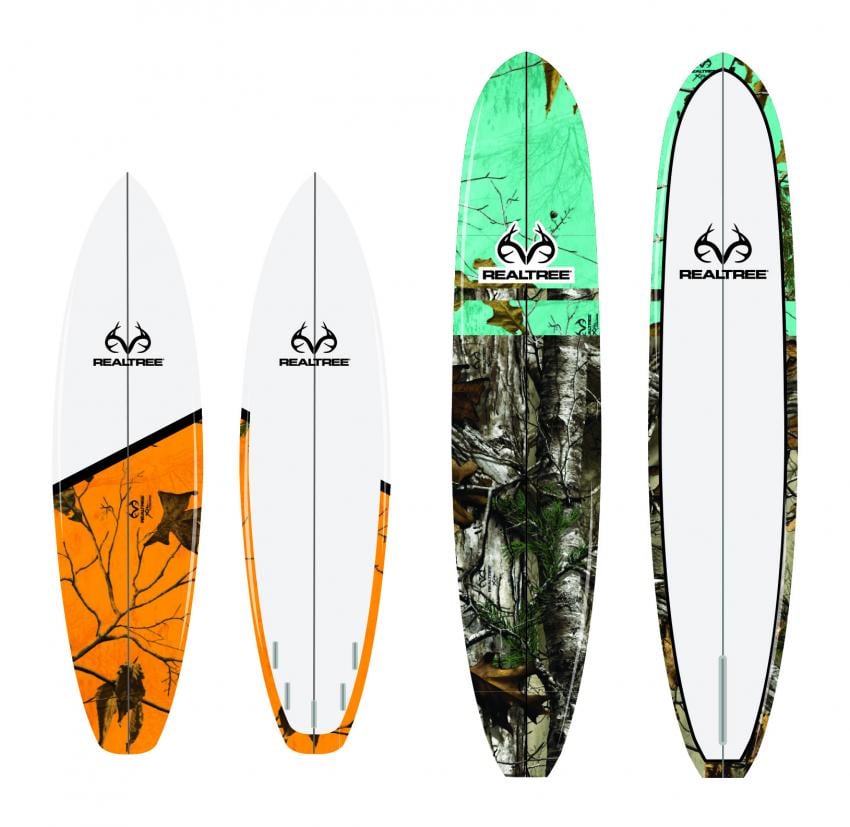 Realtree Color Pattern surfing boards | Realtree B2B