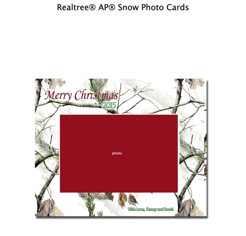 Realtree Photo Cards