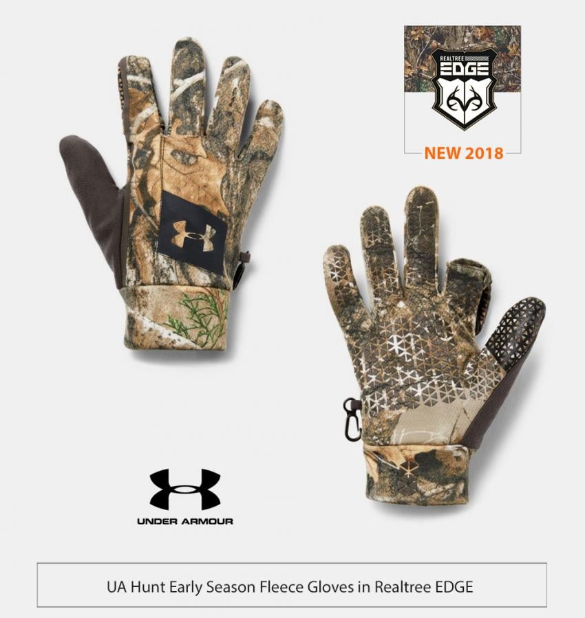 UA Early Season Fleece Gloves in Realtree EDGE | Realtree Business