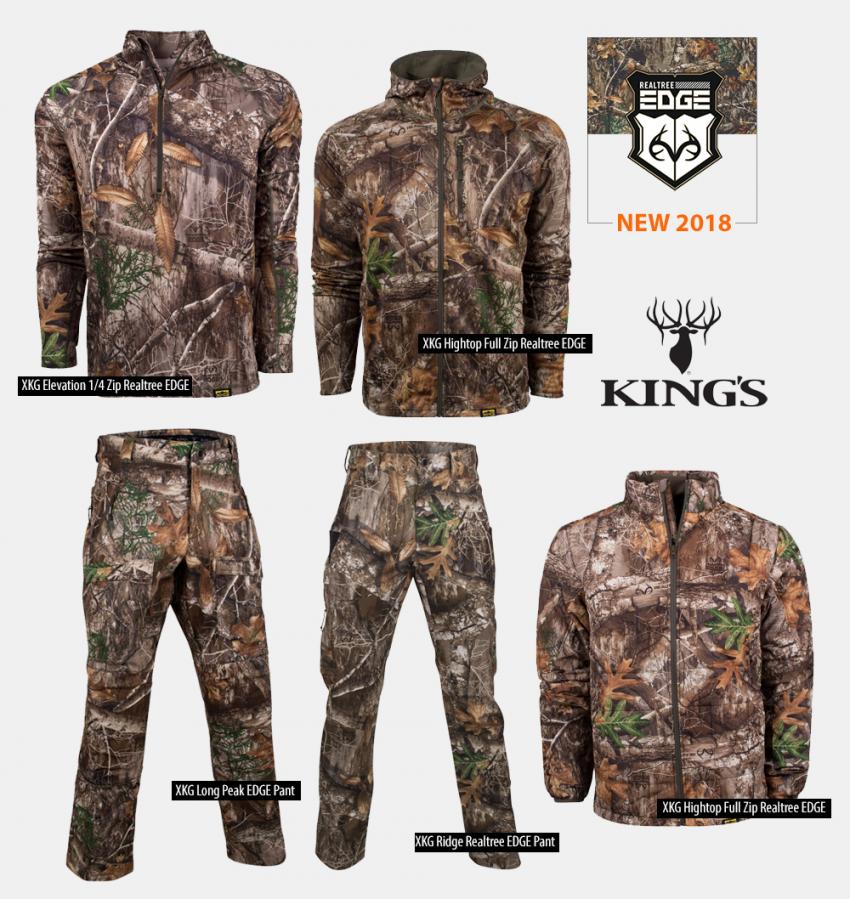 xkg realtree edge kings camo hunting clothing 2018