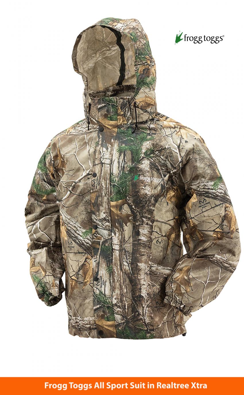 Frogg Toggs Realtree Apparel Provides Ultimate Dry Protection in Wet ...