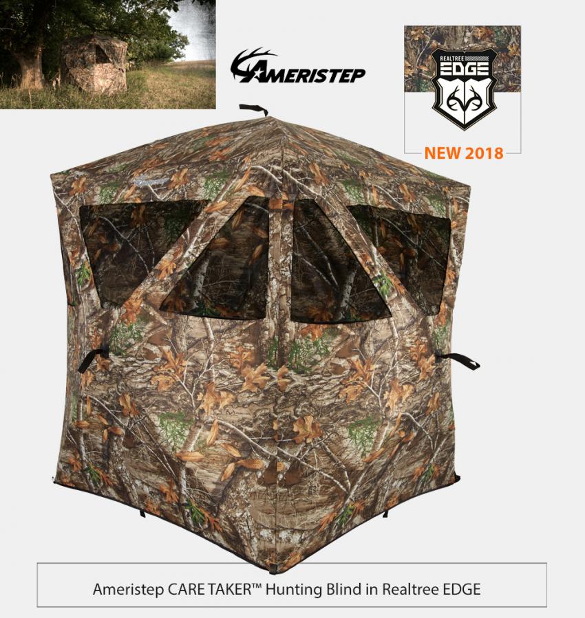 Details about   200 Hunting Ground Blind Durtable Realtree Edge Camo Zipper Less Door Hub Style 