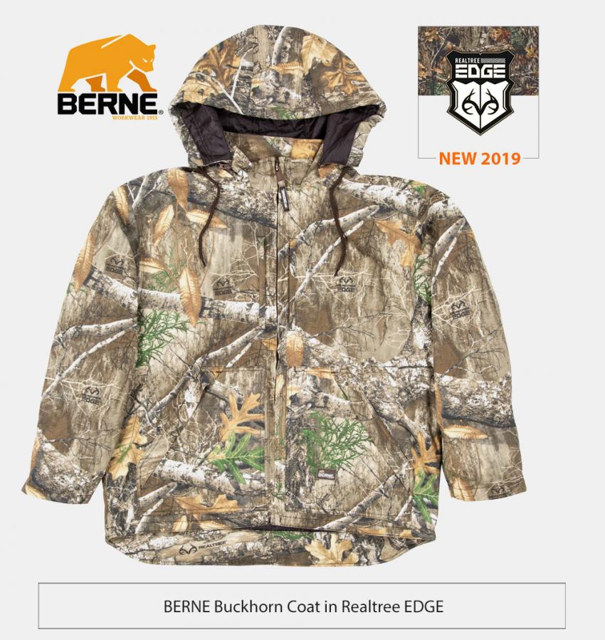 Berne buckhorn jacket in Realtree EDGE