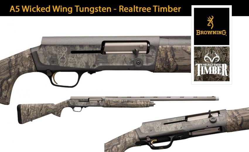 Browning A5 Wicked Wing Tungsten Realtree Timber