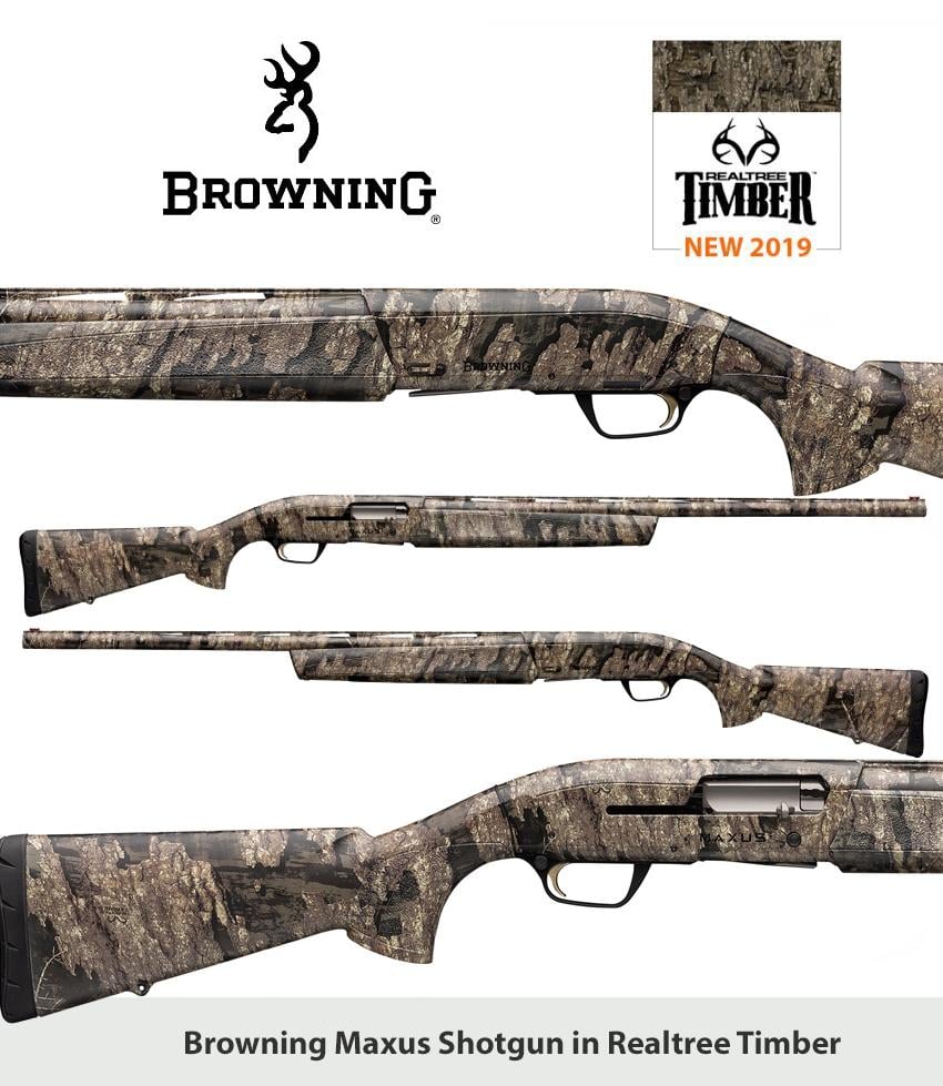 Browning maxus shotgun in Realtree Timber