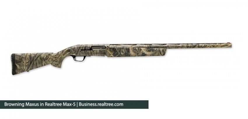 Browning Maxus shotgun in Realtree Max-5 | Hottest Waterfowl Shotguns for 2017