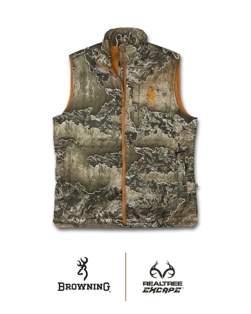 browning realtree excape camouflage vest 2020