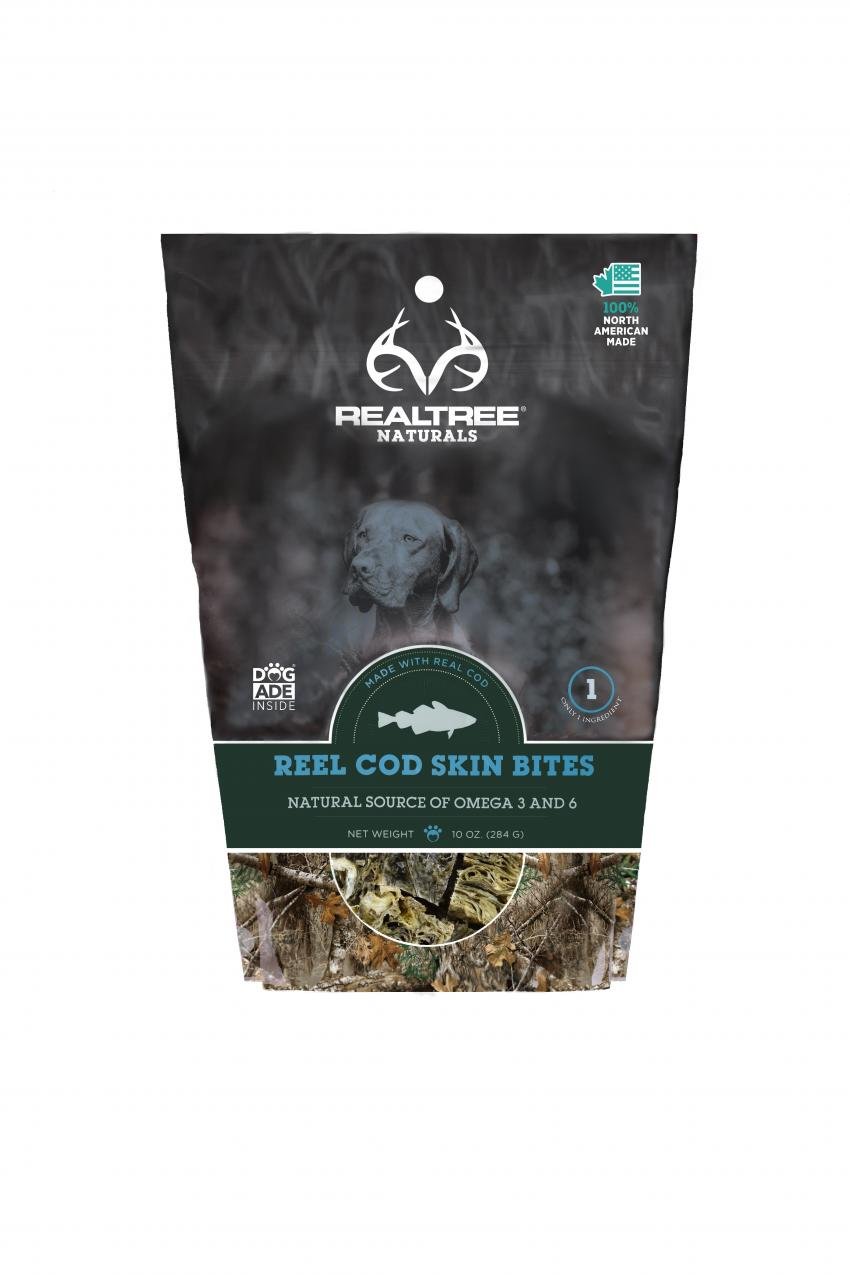 Realtree Natural Dog Foods - Cod Skin Bites 