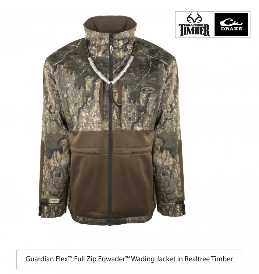 Drake Waterfowl Apparel Featuring the New Realtree Timber Pattern