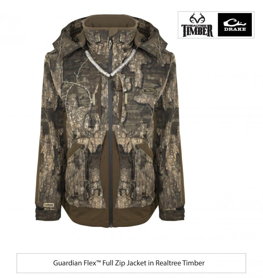 Realtree Timber | Drake Guardian Flex™ Full Zip Realtree Timber Jacket 