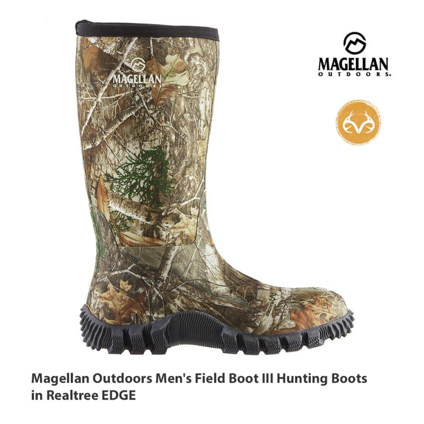 Magellan Outdoors Men's Field Boot III Hunting Boots Realtree EDGE