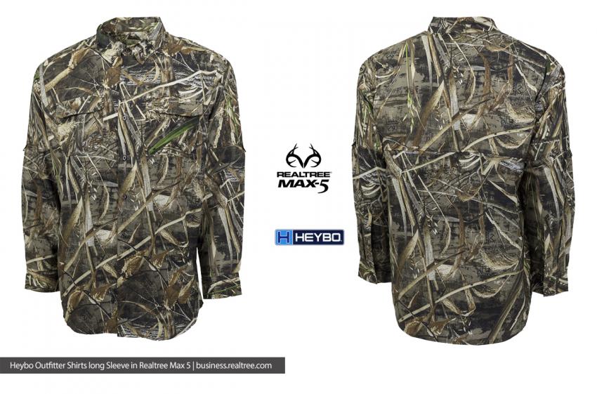 The Heybo Outfitter Shirt Long Sleeve in MAX-5 | Realtree B2B