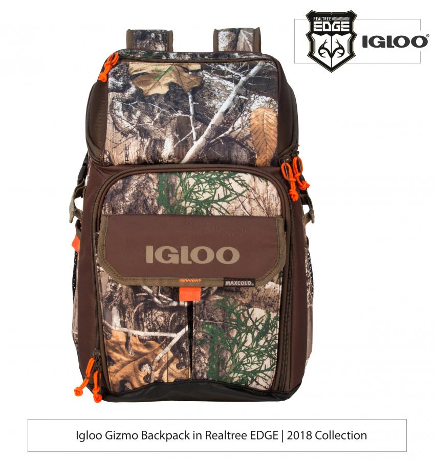 Realtee EDGE | Igloo Gizmo Backpack Cooler in Realtree EDGE