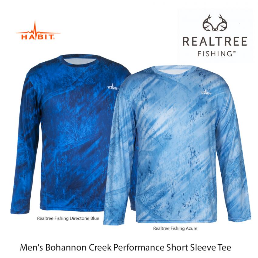 Realtree Fishing Habit Mens Performance Long Sleeve Shirts 2019