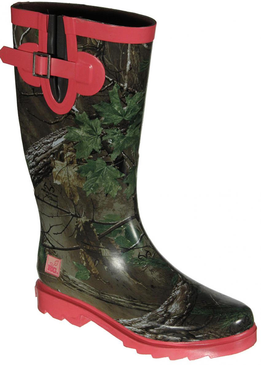 realtree camo hot pink rain boots