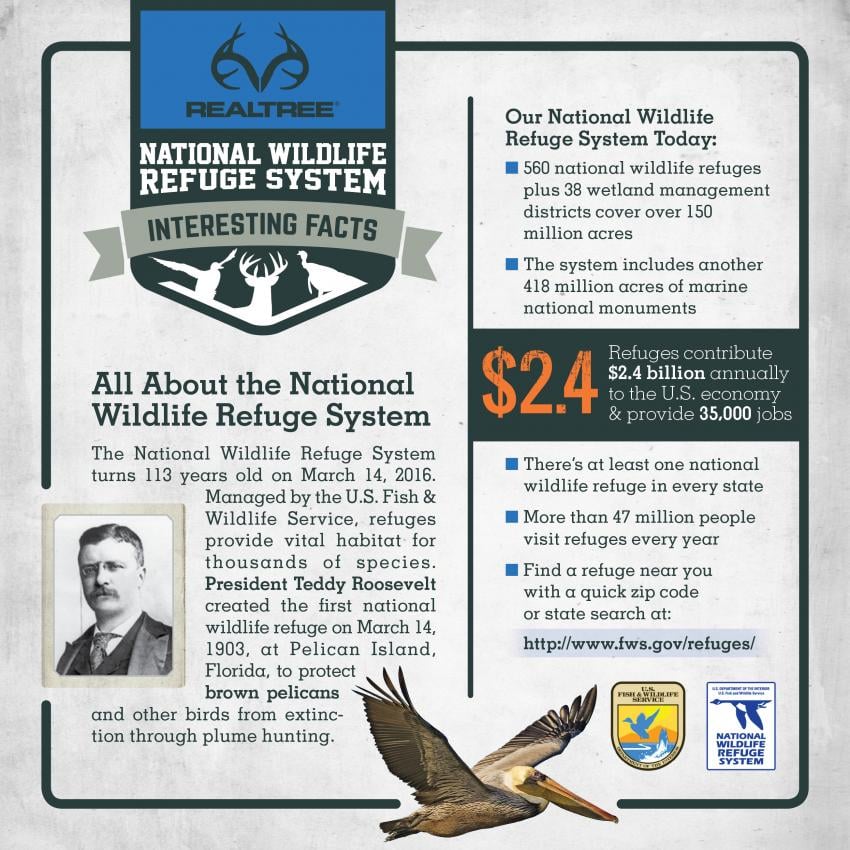 national wildlife refuge system infographic | Realtree B2B