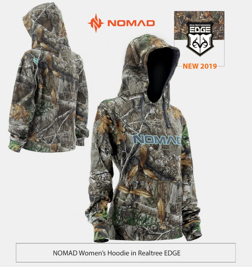 Nomad womens hoodie in realtree edge | Realtree 2019