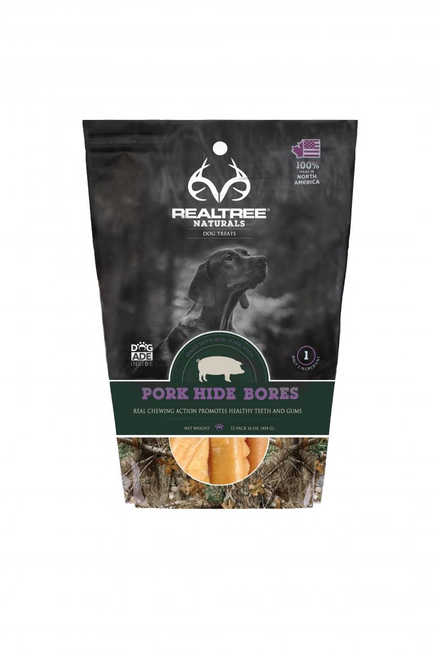 Realtree Natural Dog Foods - Pork Hide Bores