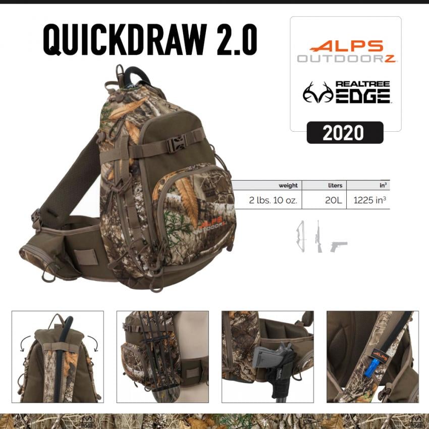 ALPS OutdoorZ Turkey Call Pockets & Game Bag Realtree Edge
