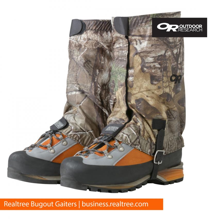 Research Outdoor Realtree Camo Bugout Gaiters | Realtree B2B