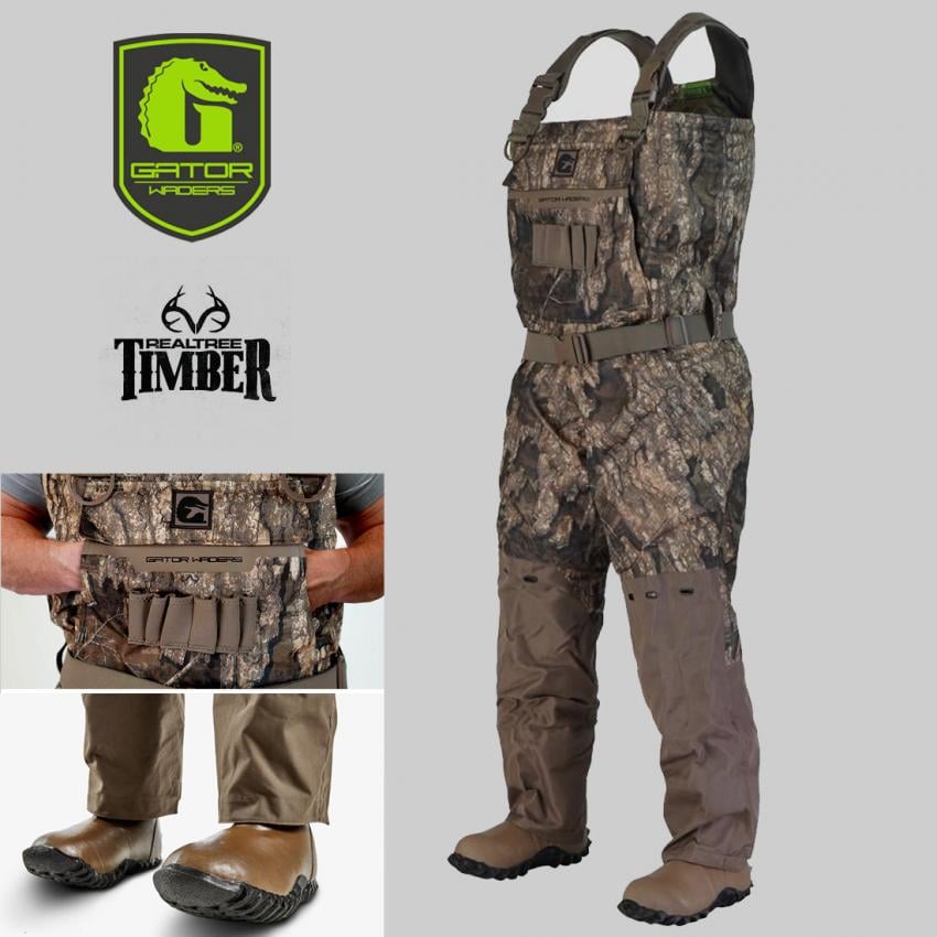 Realtree Timber Shield Breathable Insulated Waders Gator Waders