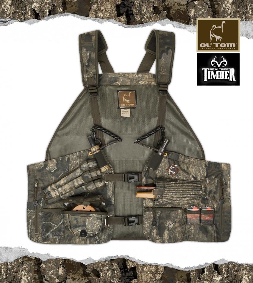 Ol' Tom Time & Motion™ Easy-Rider Turkey Vest in Realtree Timber Camo