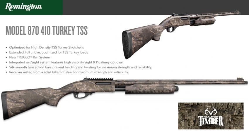 Remington Turkey Realtree Timber TSS shotgun - 2020 