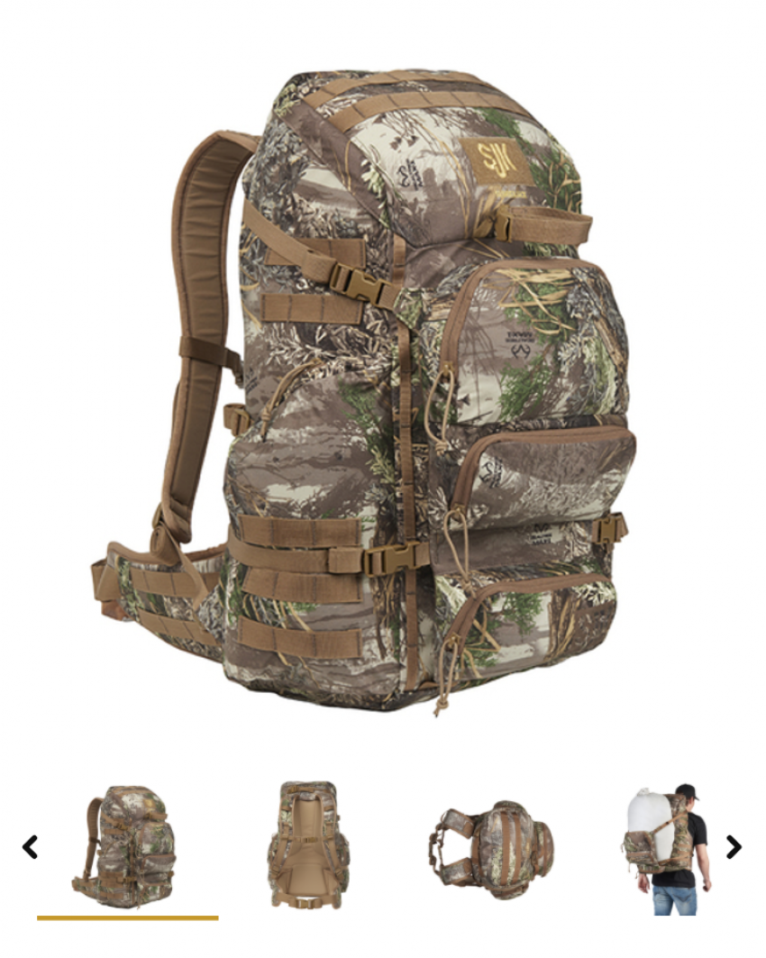 SJK Carbine Realtree Max-1 tactical hunting backpack