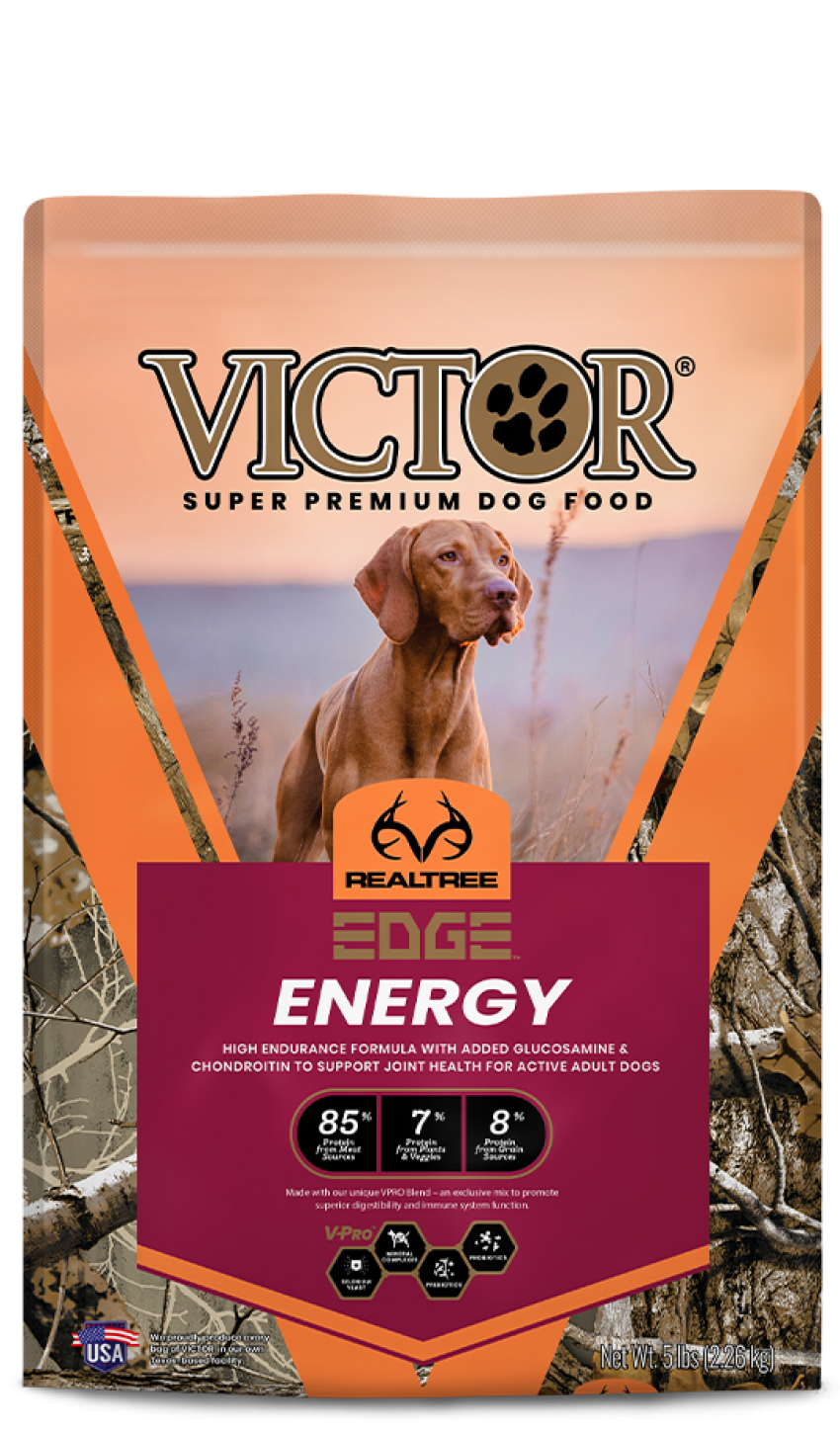 victor realtree edge energy dog food
