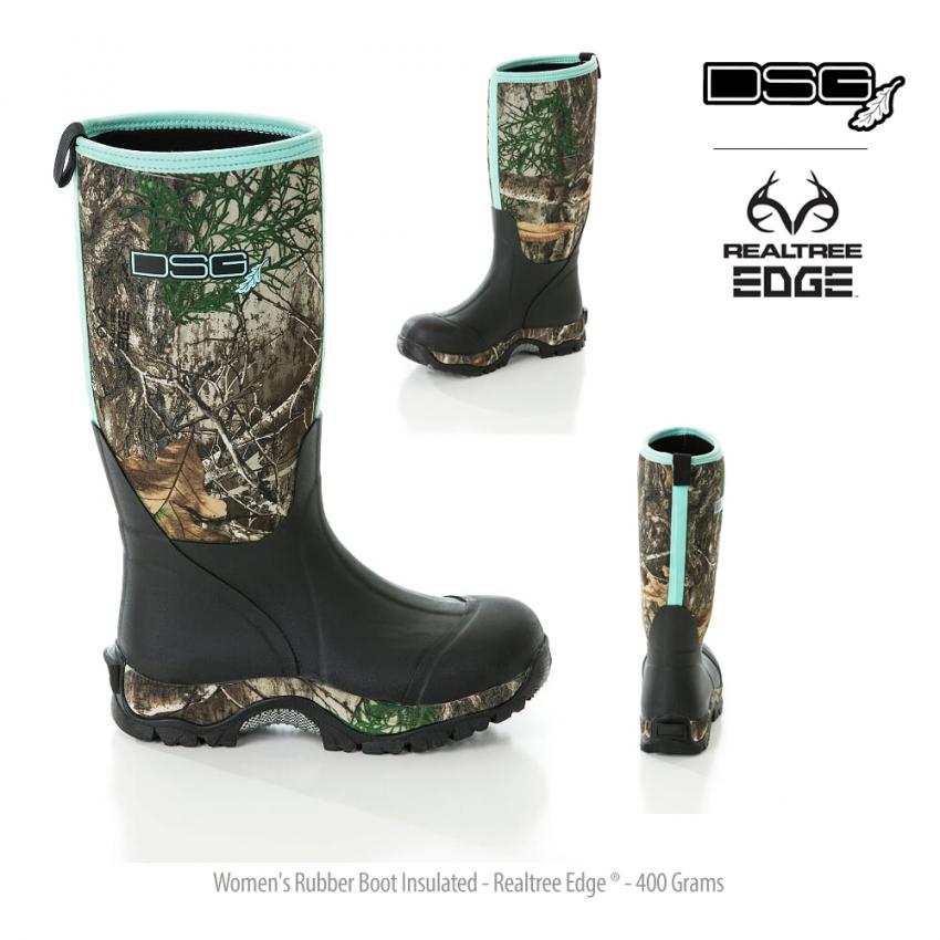 Women's Rubber Boot Insulated - Realtree EDGE ® - 400 Grams