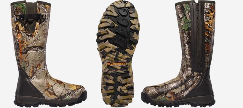 lacrosse hunting boots with zipper