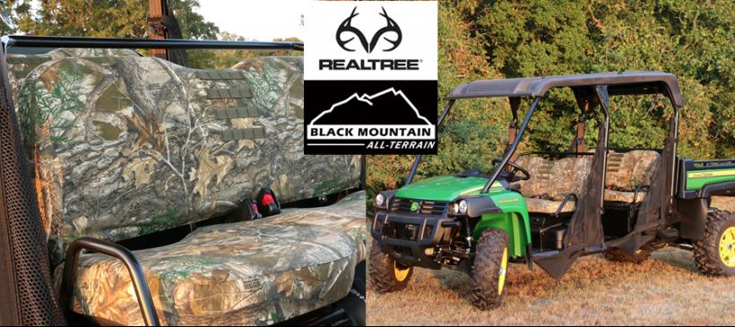 Black Mountain All Terrain Introduces Realtree Edge Camo Gator Utv Seat Covers B2b - Seat Covers For John Deere Gator 855d