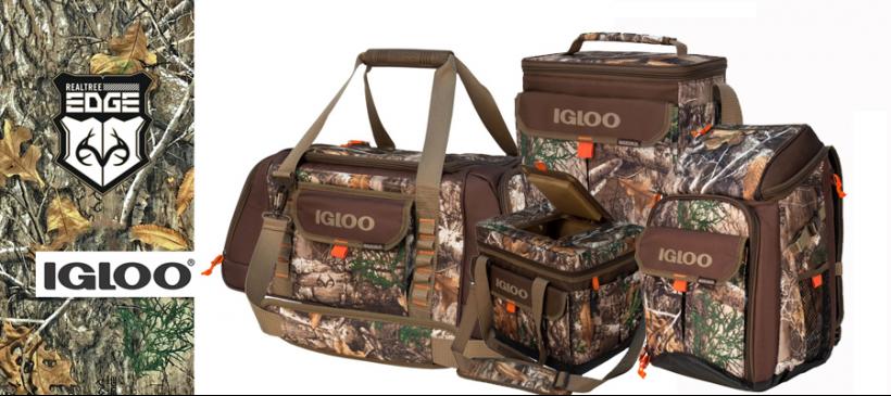 Igloo Maxcold Duffle Bag & Cooler ~  Center Dry Storage Insulated Side Pockets