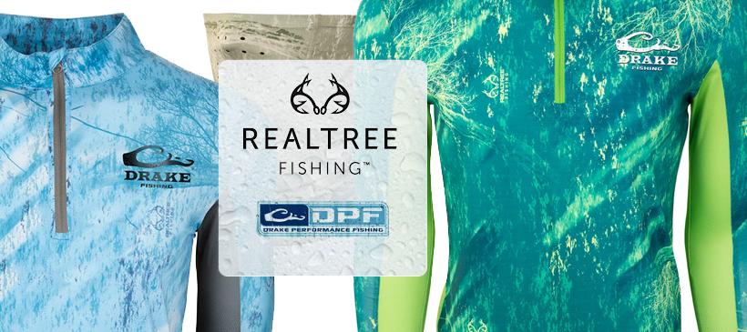 Take on the Fish and the Sun Wearing DPF Realtree Fishing Apparel