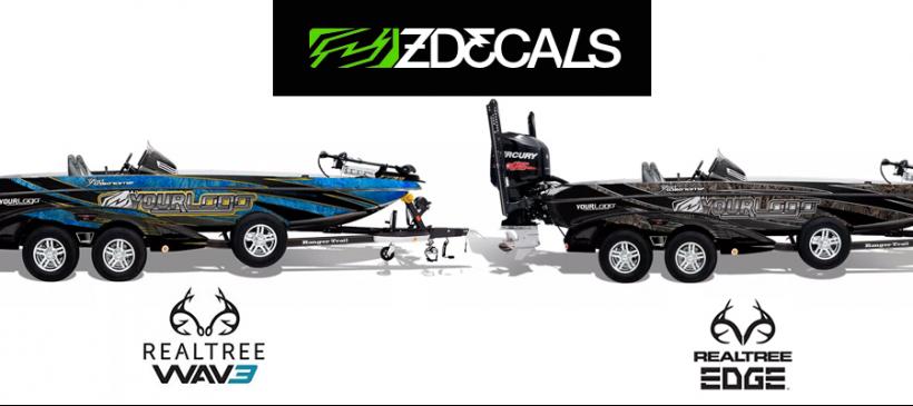 New Realtree WAV3 Bass Boat Wrap by ZDecals