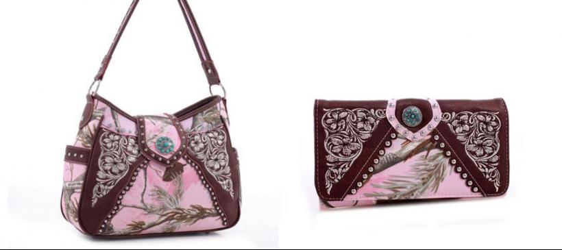 Realtree pink camo purse new arrivals